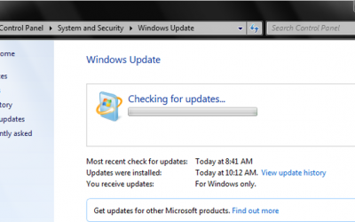 Windows 7 Updates Searching For Updates Forever